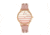 Sophie And Freda Tucson Leather-Band Watch w/ Swarovski Crystals, Rose Gold/Pink, One Size, SAFSF4506