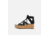 Sorel Cameron Flatform Lace Wedge Sandals Leather - Womens, Black/Gum 2, 9 US, 1981631-010-9
