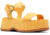 Sorel Dayspring Ankle Strap Sandal - Womens, Yellow Ray/Yellow Ray, 7.5, 2069731-756-7.5