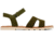 Sorel Ella III Ankle Strap - Womens, Utility Green/Honey White, 5, 2076821-355-5