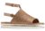 Sorel Ella Mule Strap Leather Sandal, Womens, Sahara, 6 US, 1775751220-6