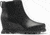 Sorel Joan Of Arctic Wedge III Chelsea Bootie - Women's, Black, Sea Salt, 11, 1951131010-11