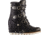 Sorel Joan Of Arctic Wedge Mid X Celebration Casual Boot - Women's-Black/Natural-Medium-5