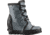 Sorel Joan Rain Wedge Felt Rubber Boot - Women's-Graphite/Black-Medium-11