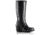 Sorel Joan Rain Wedge Tall Rubber Boot - Women's-Black/Sea Salt-Medium-6.5