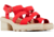 Sorel Joanie Heel Ankle Strap Sandals - Womens, Red Glo/Honey White, 9, 2069761-617-9