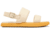 Sorel Ona Streetworks Go-To Flat Sandal - Womens, Honey White/Yellow Ray, 9.5, 2070231-292-9.5