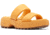 Sorel Ona Streetworks Slide Mid Sandal - Womens, Yellow Ray/Sea Salt, 5, 2069911-765-5