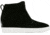 Sorel Out N About Pull On Wedge Boot - Womens, Black/Sea Salt, 8, 2058651-010-8