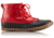 Sorel Out N About Rain Boot, Womens, Bright Red/Black, 5.5 US, 1735301691-5.5