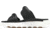 Sorel VIIbe Twist Slide Sandals - Womens, Black/Sea Salt, 7 US, 2039961-010-7