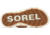 Sorel VIIbe Twist Slide Sandals - Womens, Nova Sand/Chalk, 9 US, 2039961-260-9