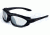 Sos Gripz Riders / Rambler Sunglasses, Frame - Matte Black Tr-90 W/ Temples And Strap / Lens - Pc Z87.1, Clear-fm