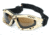 SOS Military / Desert Shield Goggles, Sand Camo Frame, Pc Anti Fog Brown 2.0mm Lens