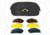 Sos Ranger / Vector Sunglasses, Frame - Matte Black, Lens - Pc Smoke, Brown, Clear, Yellow