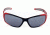 Sos Wraps / Blaze Sunglasses, Frame - Metallic Red/black / Lens - Pc Smoke-fm