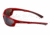 Sos Wraps / Viper Sunglasses, Frame - Metallic Red, Lens - Pc Decenter Brown-fm