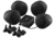 Sound Storm Laboratories Motorcycle System 3in Speakers 1000W Max Bluetooth Aux Input, Black SMC90BB