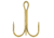 South Bend Gold Treble Hooks, Size 16, 25 per Pack, 25GT-16