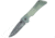 Southern Grind Bad Monkey Folding Drop Point with G10 Handle, Tumbled Satin Blade/Jade Ghost Green G10 Handle, Blade Length 4in SG03030004