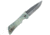 Southern Grind Bad Monkey Folding Drop Point with G10 Handle, Tumbled Satin Blade/Jade Ghost Green G10 Handle, Blade Length 4in SG03030004