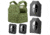 AR500 Body Armor Level III Spartan Shooters Package, Small/Extra Large, OD Green, Adjustable, SASAR500PKGLEGIONODKIT