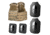 Spartan Armor Systems Spartan Armor/Sentinel Plate Carrier and AR550 Level III+ Body Armor Package, Multi-Cam, Adjustable, SAS-PKG550-STNL-MC-KIT, SAS-PKG550-STNL-MC-KIT