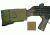 Specter Gear G3/HK91 Buttstock Magazine Pouch, Holds (1) 20 rd. 7.62x51mm Magazine, Fits Fixed Stocked G3/HK91 Type Rifles, Coyote, Coyote 840-COY