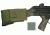 Specter Gear G3/HK91 Buttstock Magazine Pouch, Holds (1) 20 rd. 7.62x51mm Magazine, Fits Fixed Stocked G3/HK91 Type Rifles, Foliage Green, Green 840-FG