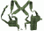 Specter Gear Shoulder Holster w/ Double Mag Pouch, M9 / Beretta 92F - OD Green, 418-LH-OD