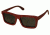 Spectrum Clark Wood Sunglasses, Cherry Frame, Black Lens, One Size, SSGS119BK