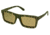 Spectrum Sunglasses Garcia S120GD Sunglasses, Green Zebra Frame, Gold Lens SSGS120GD
