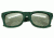 Spectrum Hamilton Wood Sunglasses, Teal Frame, Silver Lens, Teal/Silver, One Size, SSGS106SR