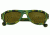 Spectrum Lopez Wood Sunglasses, Green Stripe Frame, Brown Lens, Green Stripe/Brown, One Size, SSGS111BN