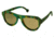 Spectrum Sunglasses Lopez S111bn Sunglasses, Green Stripe FRAME, Brown Lens SSGS111BN
