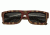 Spectrum Parkinson Wood Sunglasses, Cherry Zebra Frame, Black Lens, Cherry Zebra/Black, One Size, SSGS121BK