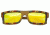 Spectrum Sunglasses Philbin S116gd Sunglasses, Multi Frame, Gold Lens SSGS116GD