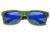 Spectrum Sunglasses Slater S101bl Sunglasses, Green Frame, Blue Lens SSGS101BL