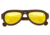Spectrum Sunglasses Stroud S110gd Sunglasses, Orange Frame, Gold Lens SSGS110GD