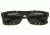 Spectrum Sunglasses Ward S117bk Sunglasses, Black Stripe Frame, Black Lens SSGS117BK