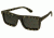 Spectrum Ward Wood Sunglasses, Black Stripe Frame, Black Lens, Black Stripe/Black, One Size, SSGS117BK