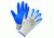 Sperian Glove Gry/blu Palm Dip Lg 300PC-L, Unit PR