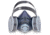 Sperian Personal Protective Equipment 1/2 Mask Premier S-SER Rubb Md 312510