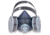Sperian Personal Protective Equipment 1/2 Mask Premier T-SER Rubb Lg 313010