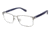 Sperry Top-Sider Bayview Prescription Eyeglasses - Frame MT GUNMTAL/NAVY, Size 54/17mm SPBAYVIEW02