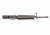 Spike STU5035-MLS ST-15 Law Enforcement Mid Upper 5.56 16 Government Profile Barrel A2 Sights Black