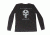 Spikes Tactical Mens - T-Shirt - Long Sleeve - Shooting Punisher, Vintage Black, 2XL SGT2010-2X
