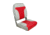 Springfield Marine High Back Folding Chair, Gray/Red, 1040665