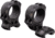 Spuhr Picatinny Cantilever Aesthetic Rings, 30 mm, Black, HPC30-30A