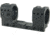 Spuhr Rifle Scope Mount, 40mm Tube 0 MIL/MOA, Black, SP-7001